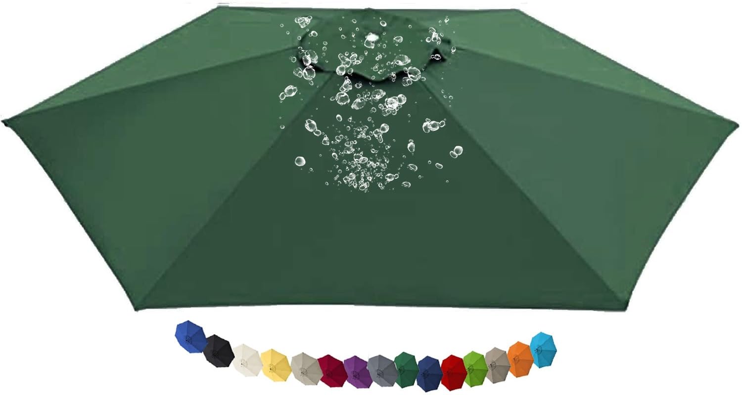 Tissu de remplacement pour parasol déporté 3m pour ombrager votre piscine et terrasse