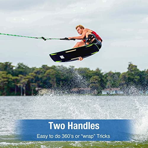 Image of Affordura Wakeboard Rope with Dual Handles, 75 FT 4-Section