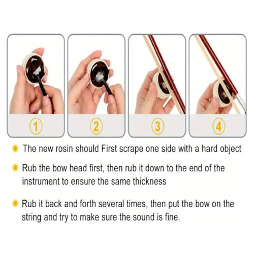 Image of Acoustic Electric Violin 4 /4 Full Size, 5 string Solid Maple Spruce with Ebony Fittings, Free Case and Bow, Beginner Kit for Adults(Yellow)