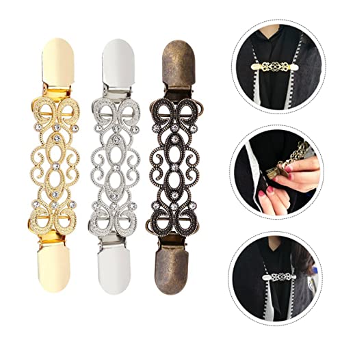Épingles à pull et pinces à chaîne pour ceinturer les vêtements femme