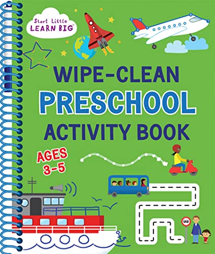 Wipe Clean Preschool Activity Book for Kids Ages...