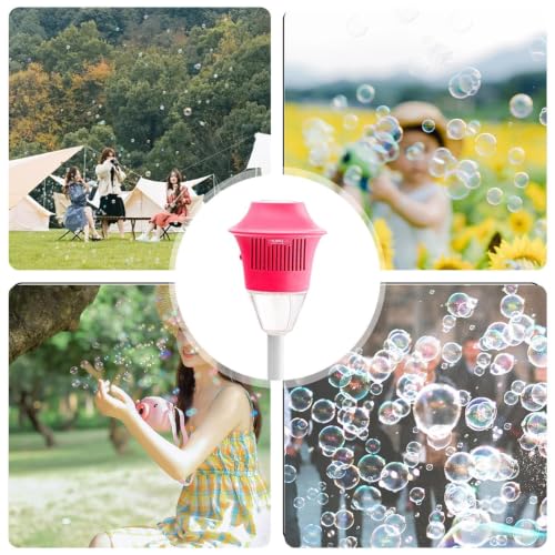 Máquina de burbujas para bodas y regalos de aniversario con luces LED 4