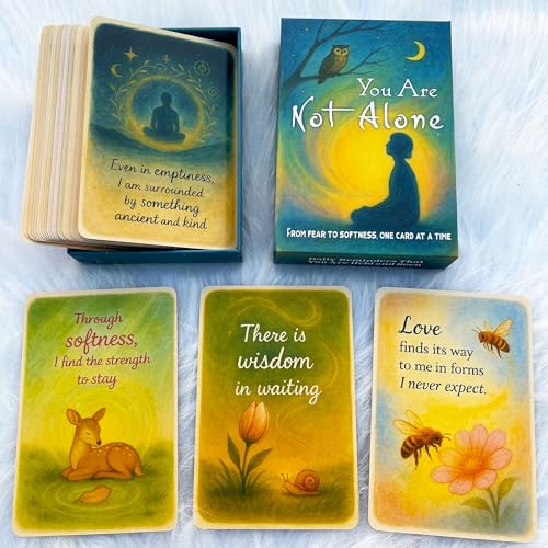 Healing Oracle Cards for Beginners, 50 Affirmations for Soothing Fear, Trusting The Unknown, Receiving Support and Becoming The Light, Self-Care Deck for Mindfulness, Meditation & Spiritual Growth - image 8