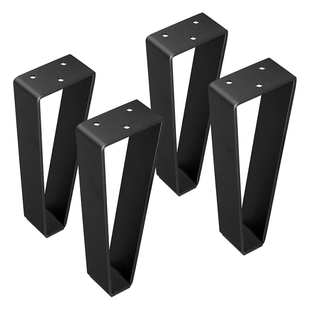 Pieds de meuble pour canapé bancal avec support réglable en métal