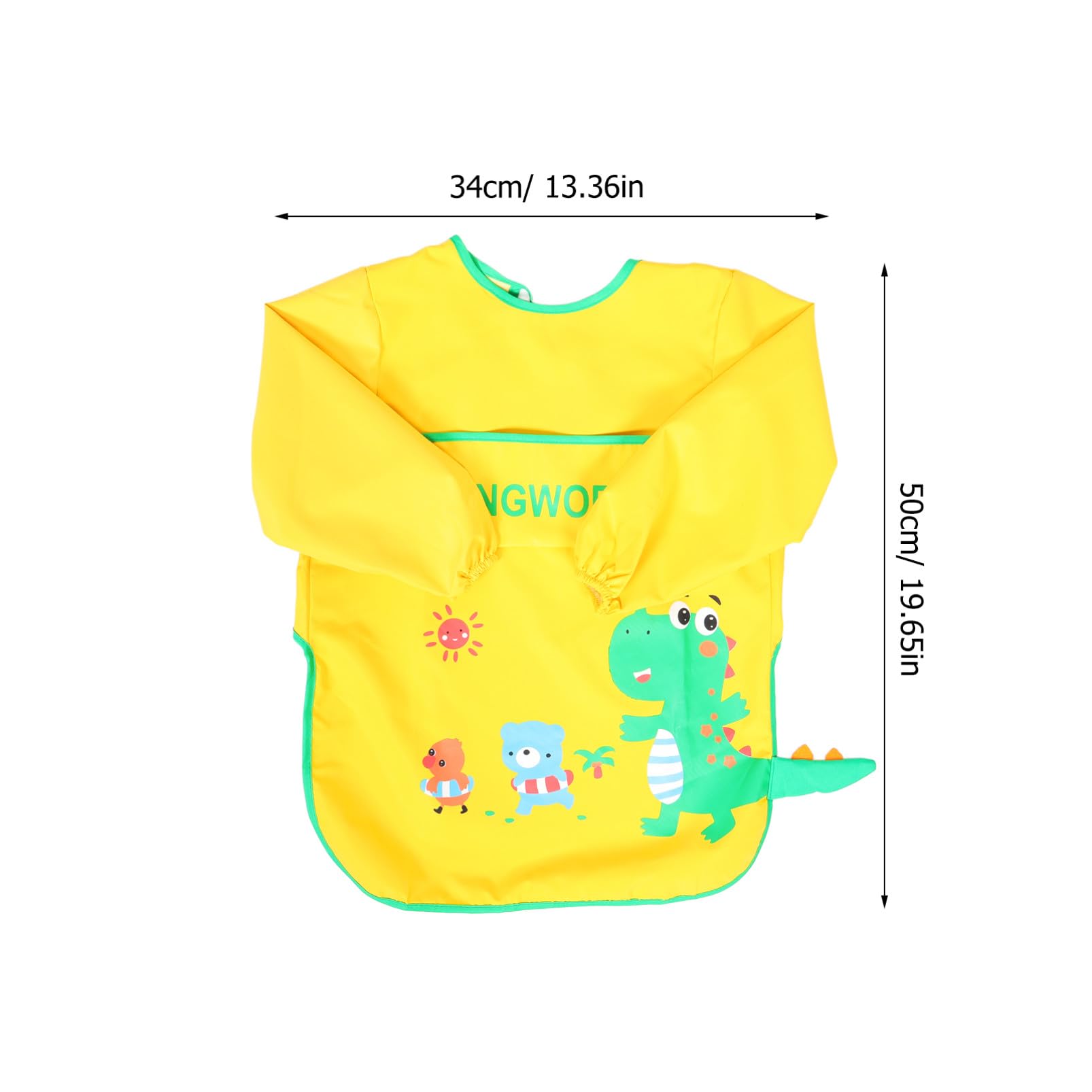HEMOTON 2 Pz Grembiule Per Bambini Pettorina Della Camicia Grembiule Pasto Per Bambini Camice Artistico Per Bavaglino Per Lavoro Bambino Impermeabile Poliestere