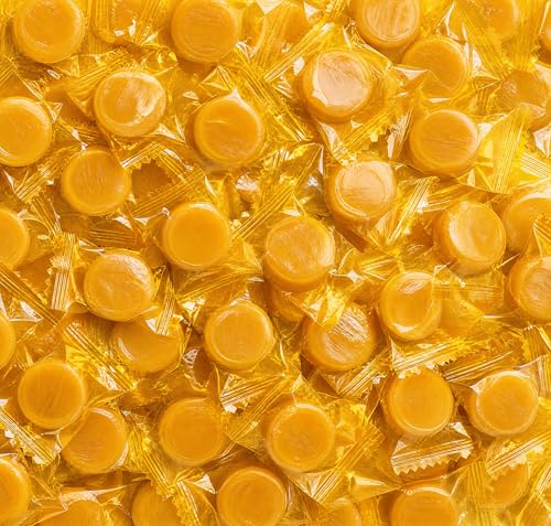 Butterscotch Discs - 2 lbs of Fresh Delicious Individually Wrapped Hard Candy