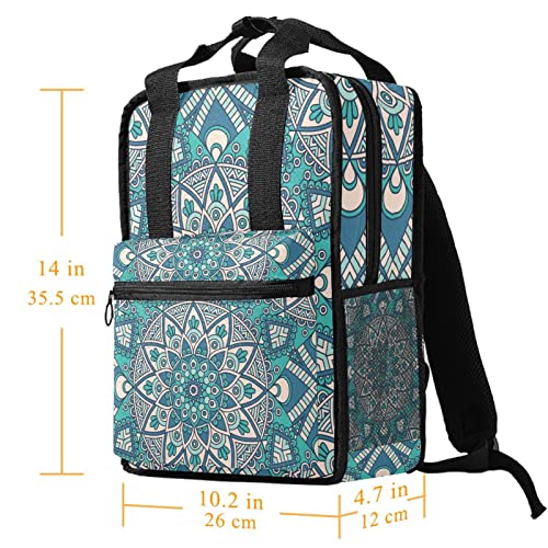 Sac à dos pour garçons ajustable avec motif papillon multicolore