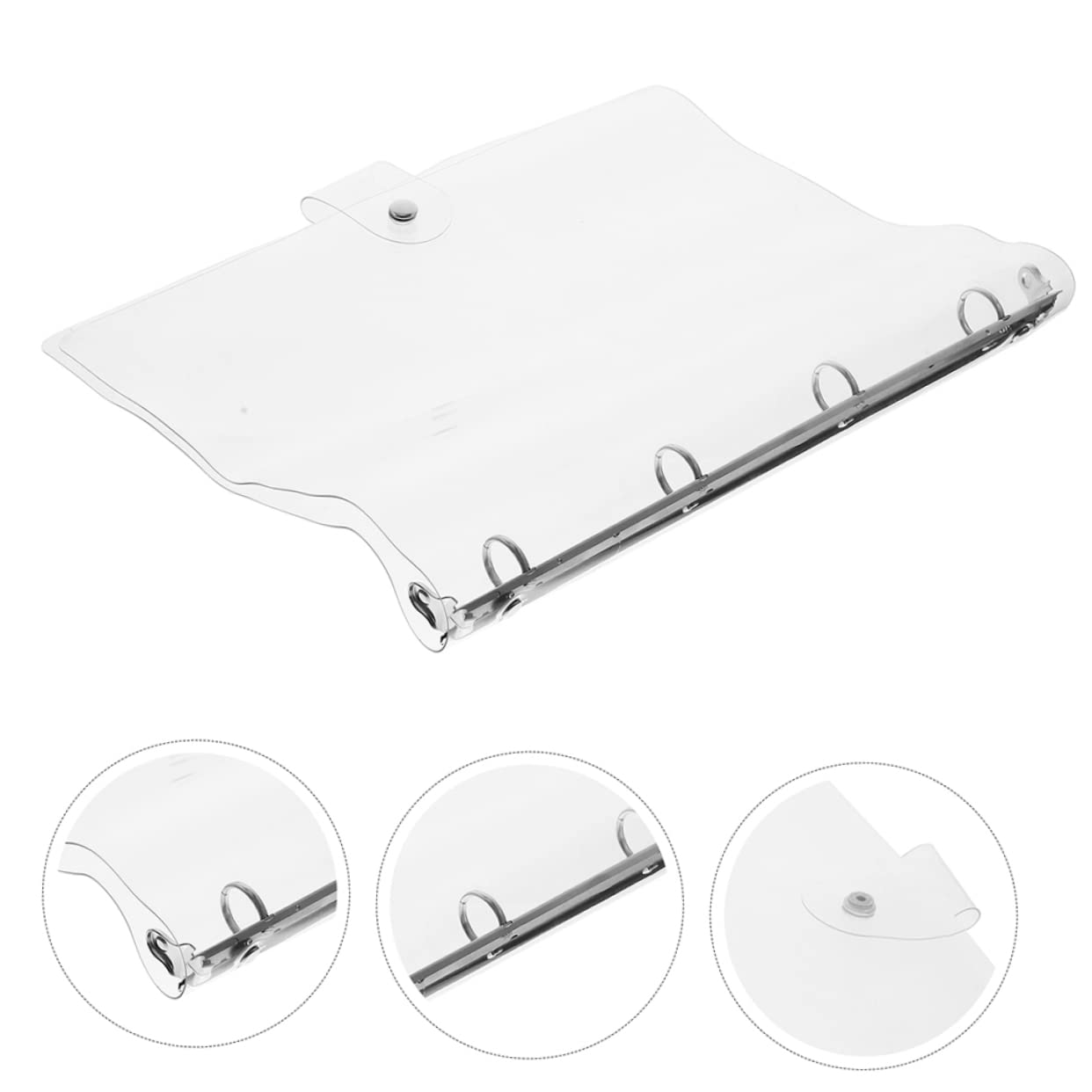 Couverture de Cahier à Anneaux 2 Pièces en Plastique, Enveloppe de Reliure