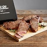 Premium Gift-Boxed Kansas City Strip Steaks, 4 Count, 12 oz Each, Aged up to 28 Days. Tender & Juicy Restaurant-Quality Steaks with Hearty Flavor & Cooking Instructions from Kansas City Steak Company.