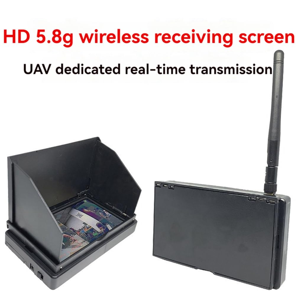 4,3-Calowy Monitor FPV 5,8G 48 Kanałów 16:9 NTSC/PAL 480x272 5645 MHz-5945 MHz Wbudowany Akumulator do Wyścigów RC Drone