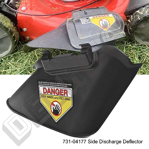 DECKMAN 731-04177 Side Discharge Deflector, Compatible with MTD Replacement Part 21\" Deck Chute