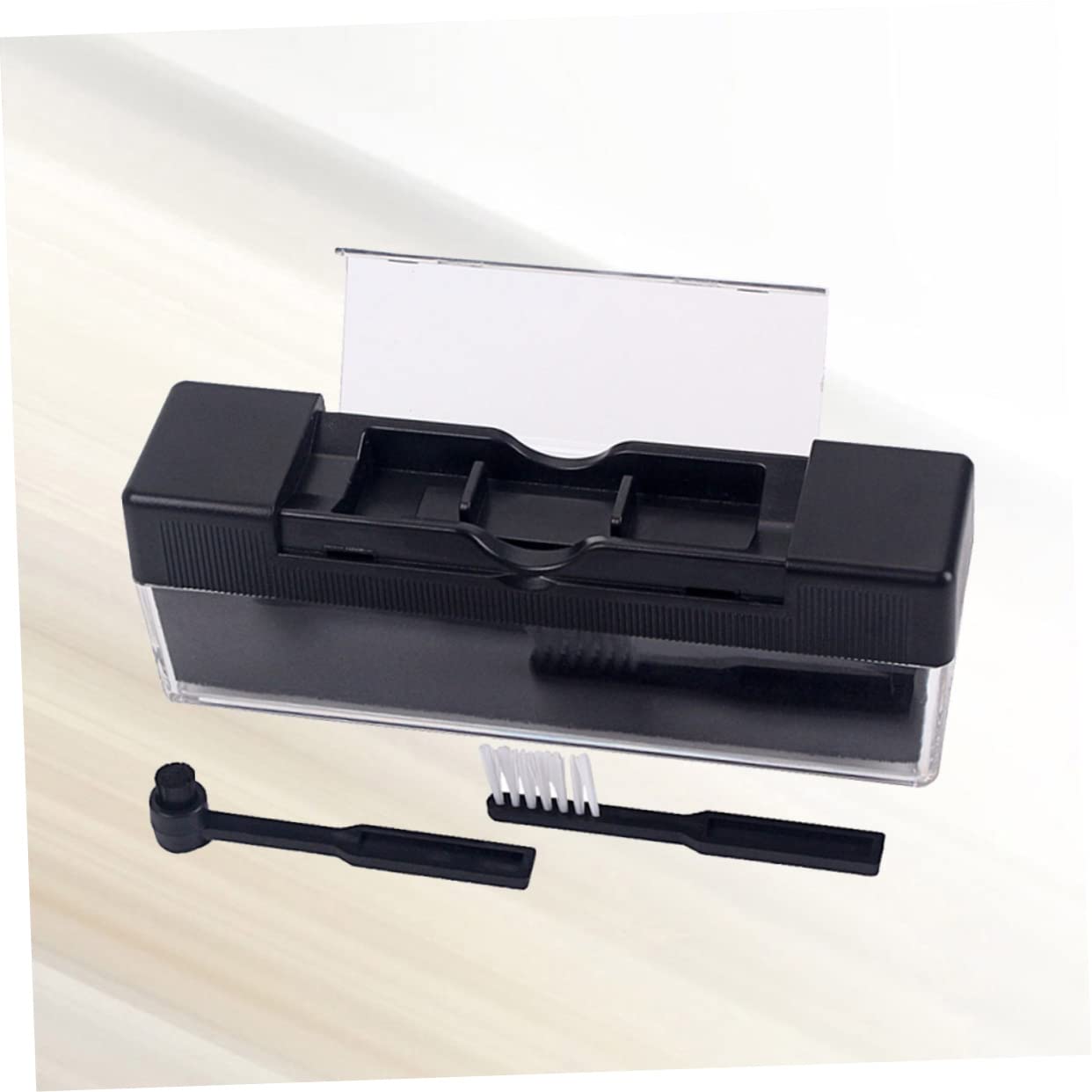 Uonlytech Kit De Limpieza De De Vinilo (3 Juegos) con Cepillo para Tocadiscos Y Eliminador De Polvo Y Huellas Dactilares.