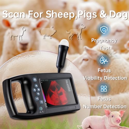 Jzryl JZ123 J1 Vet Ultrasound Machine Portable Veterinary Handheld Scanner B-Ultra Sound thumb #1