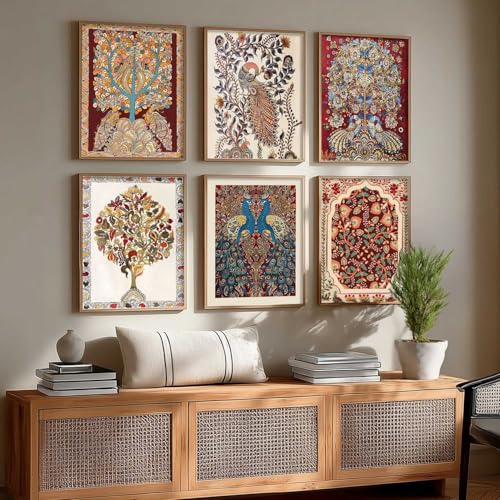 Image of kotart traditional wall paintings for home decor paintings wall hanging frames with glass, HD digital prints with frmaes Size - (19X25 inch)