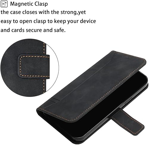 Miniatura 5 de IMIRST Funda para Galaxy A73 5G Wallet Case con ranuras para tarjetero Kickstand PU cuero magnético Folio Flip Case Funda de protección a prueba de