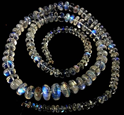RAINBOW MOONSTONE perles lisses naturelles pour remplacer les fausses pierres sans reflets