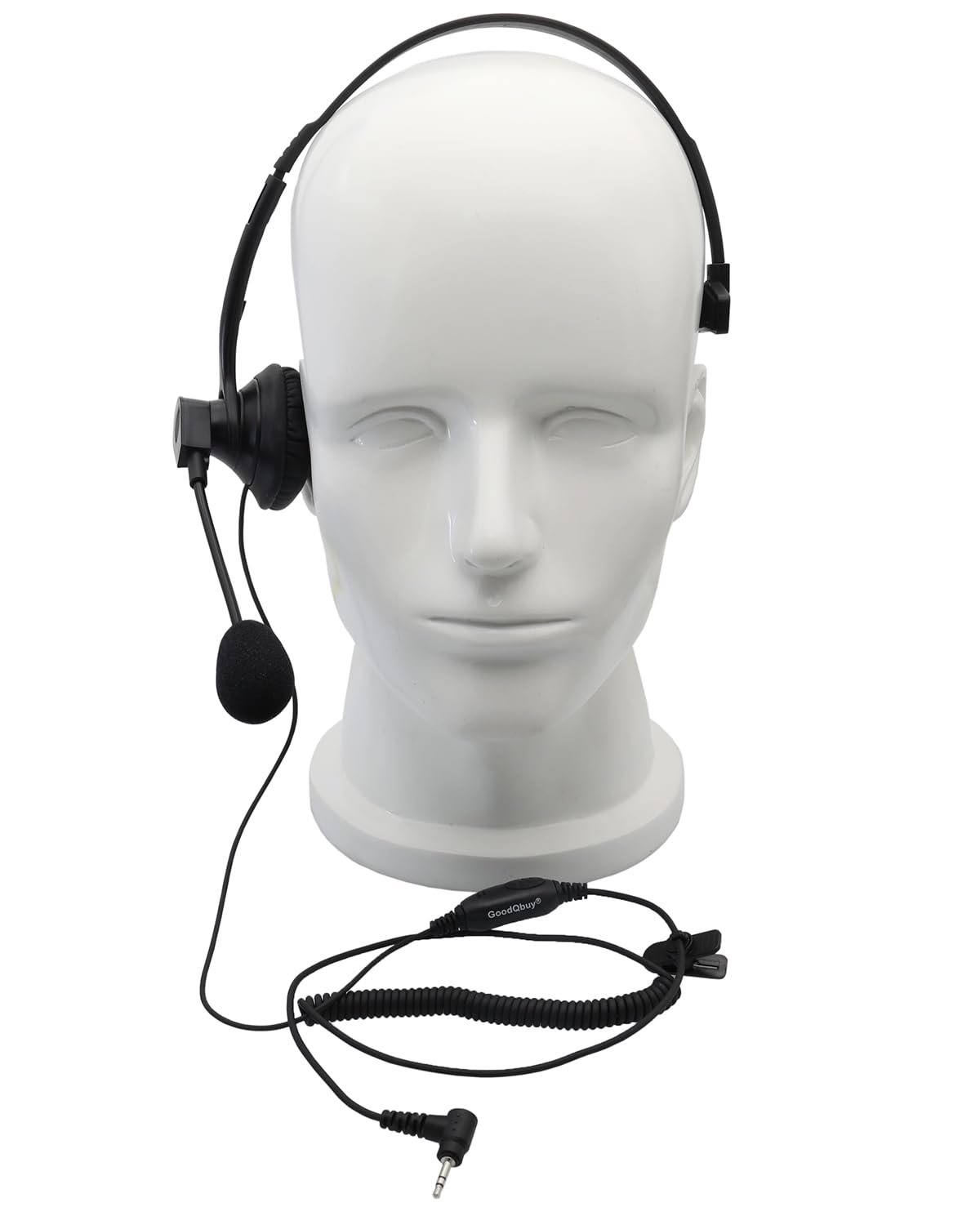 Over-Head Earpiece with Boom Mic VOX for Motorola MD200TPR MH230R MT350R MT352R MS355R MR355R Talkabout Walkie Talkie 1-pin