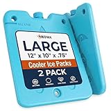 Kona Large Reusable Ice Packs for Coolers – Turtle Design for Long-Lasting Cold, Freezer Packs, Ice Packs Cooler – Ideal for Camping, Travel, and Lunchboxes (Set of 2)