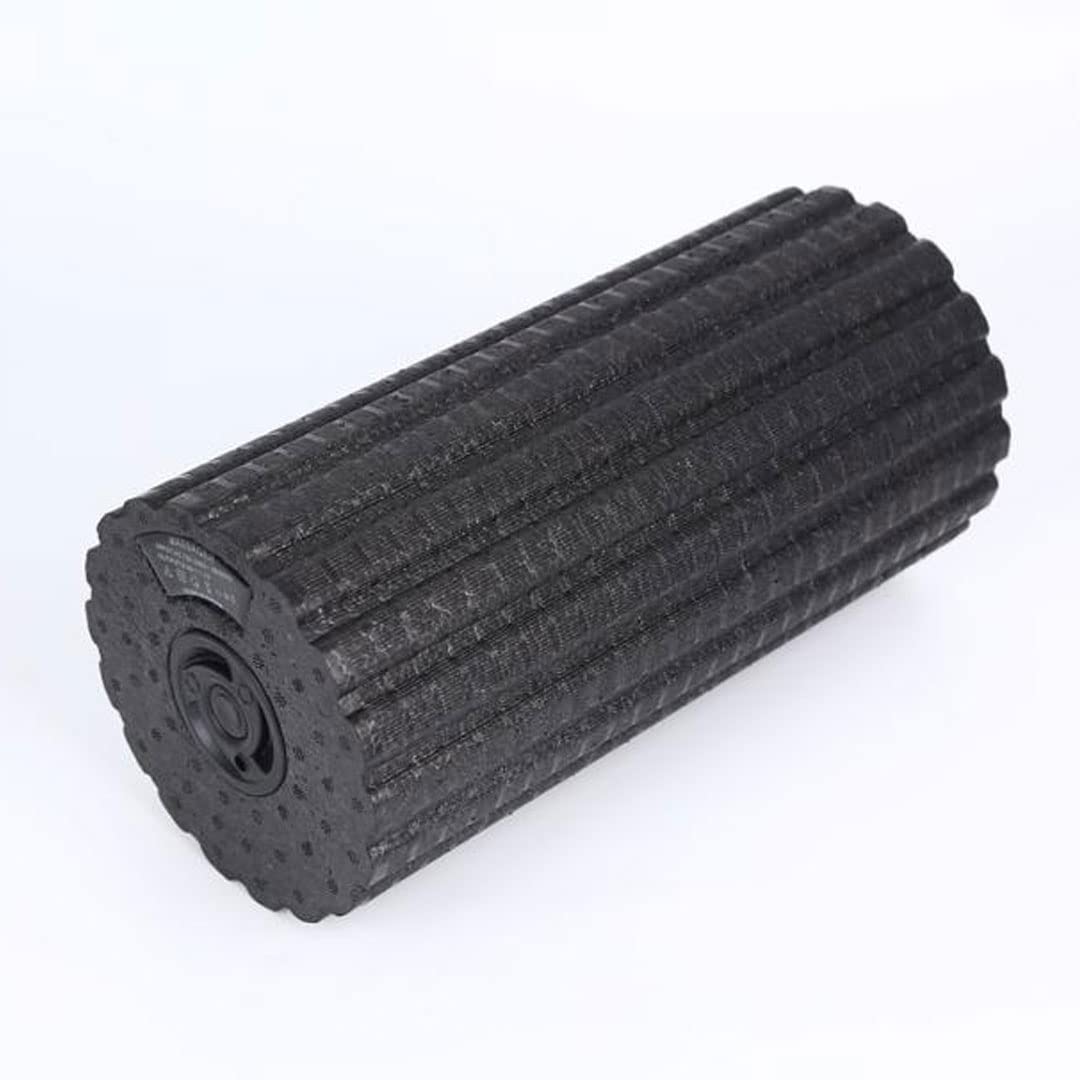 Vibra Foam Roller – Vibrating Massage Roller. Ease Aching Neck, Back, Legs, HIPS with Vibration Technology and deep Tissue Pressure Points. Rechargeable Battery, High Intensity