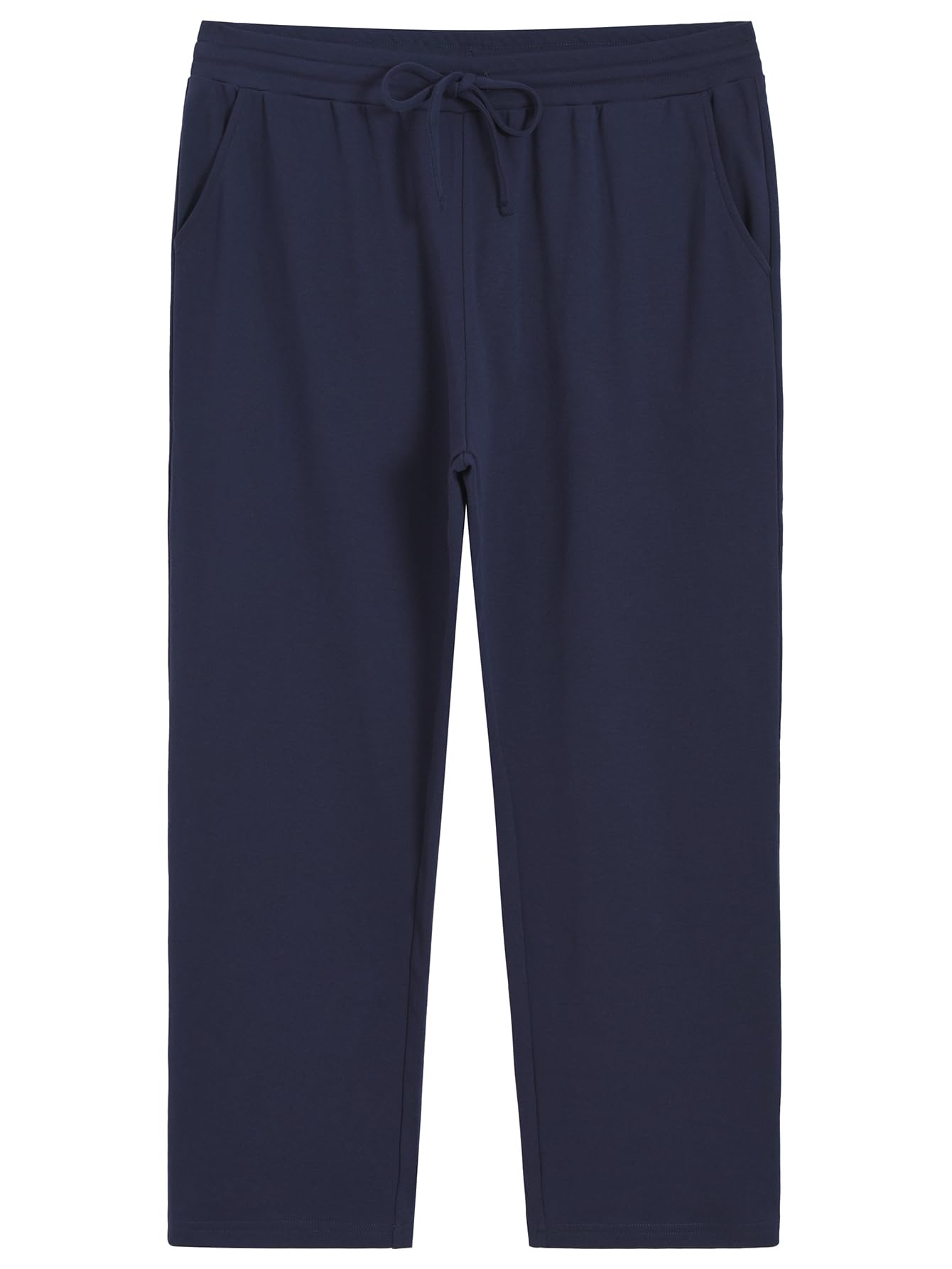 Weintee Women's Plus Size Petite Drawstring Knit Pants with Pockets