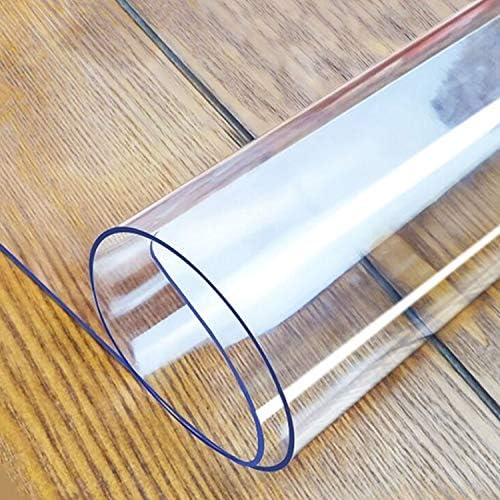 LovePads 2mm Thick 42 x 78 Inch Clear Table Cover Protector, Clear Table Protector for Dining Room Table, Plastic Table Cover, Dining Table Protector, Table Pads for Dining Room Table