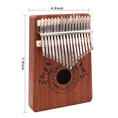 Piano à pouce portable en sapelli 17 touches – Piano africain Mbira Sanza Likembe avec instructions (Anglais) Sac en… - Les Beatles, Paul McCartney, John Lennon, RIngo Starr, George Harrison Piano à pouce portable en sapelli 17 touches - Piano africain Mbira Sanza Likembe avec instructions (Anglais) Sac en… – Image 3