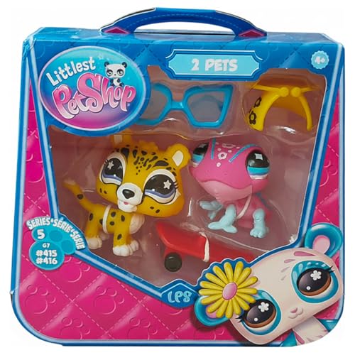 Littlest Pet Shop Series 5, Jaguar&Chameleon Set G7 415 & 416