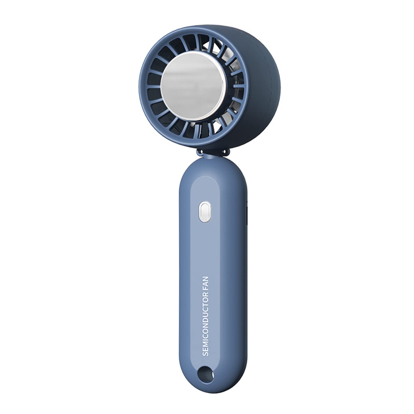 Elnwnnkc Foldable Handheld USB Portable 3 Speed Adjustable Electric Bladeless Fan Cooling Small Handheld Fan