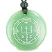Sigil of the Archangel Raphael Magical Amulet Green Quartz Pendant Necklace