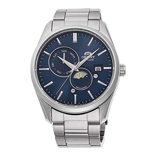Preisvergleich Produktbild Orient Herren Analog Automatik Uhr mit Edelstahl Armband RA-AK0303L10B
