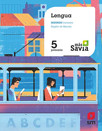Portada de Lengua 5º Educacion Primaria Más Savia Ed 2019 Murcia