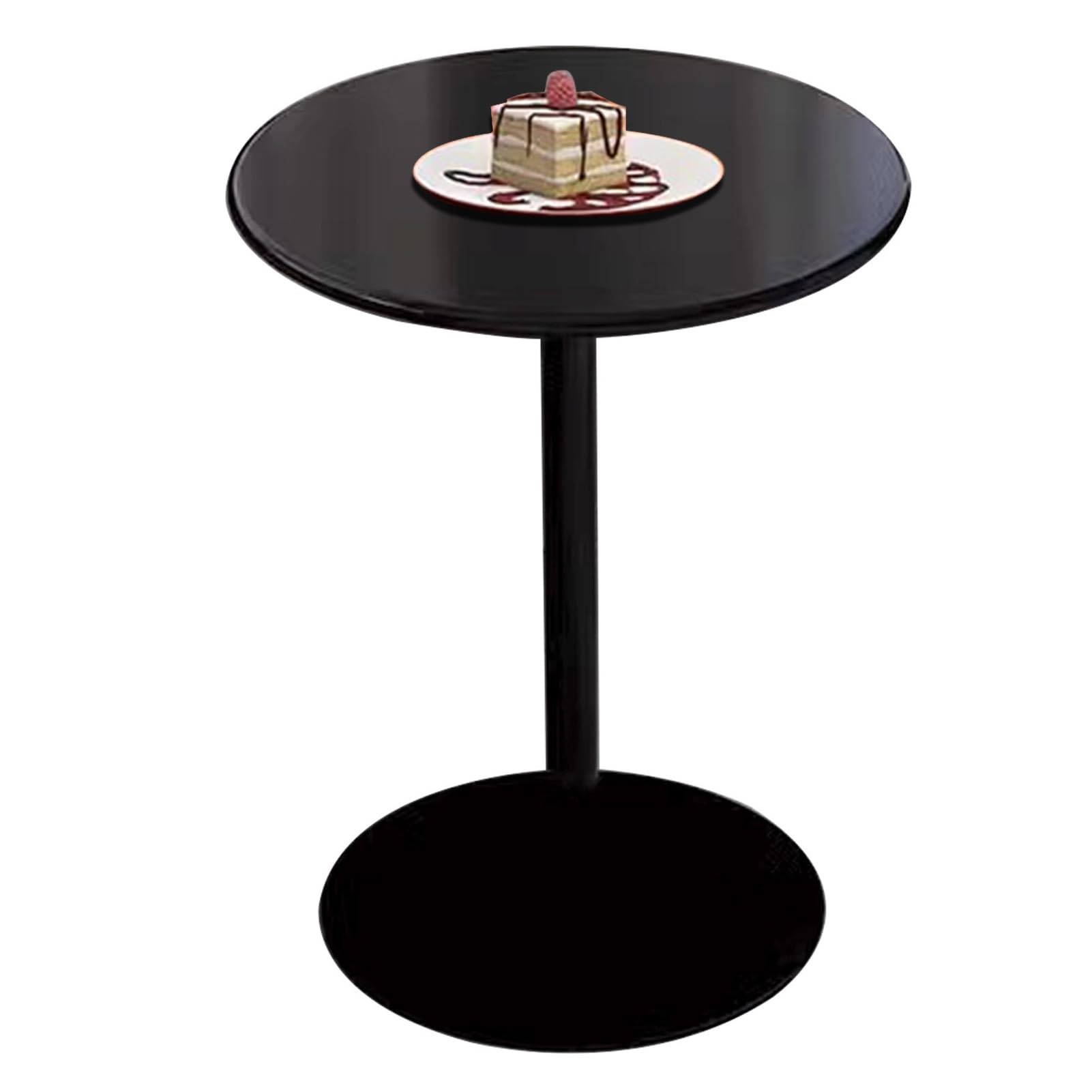 SWENEEN Bistro Table Modern Bar Table, Round Kitchen Dining Table, Counter Pub Desk Cocktail Table For Home, Office, Dining Room And Kitchen,48x48x72cm