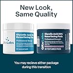 Glycolic Acid 20% Resurfacing Pads for Face & Body with Vitamins B5, C & E, Green Tea, Calendula, Allantoin - Exfoliates Surface Skin and Reduces Appearance of Fine Lines and Wrinkles - Peel Pads - Image 3