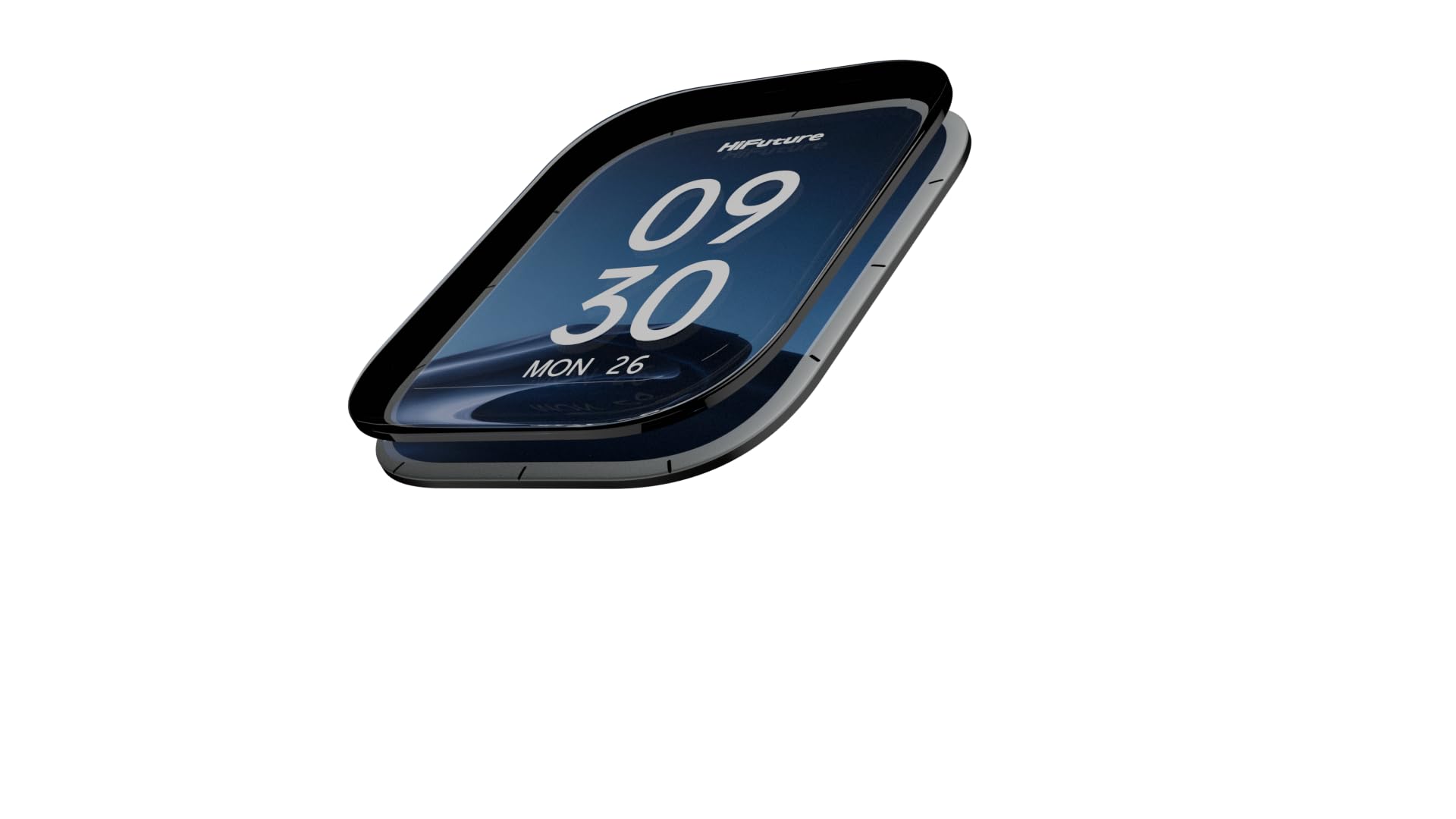 HIFUTURE Hi-ZONE3 Montre Connectée, Écran IPS 1,83 Pouce, Bluetooth 5.3, Plus de 100 Modes Sportifs, Suivi Santé 24h/24, Autonomie 7 Jours, Silicone, Noir