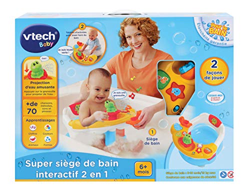 VTech Super Siege 2 en 1 Baby Premier Age Jouet DE Bain 80 515405 Version FR - vue 4
