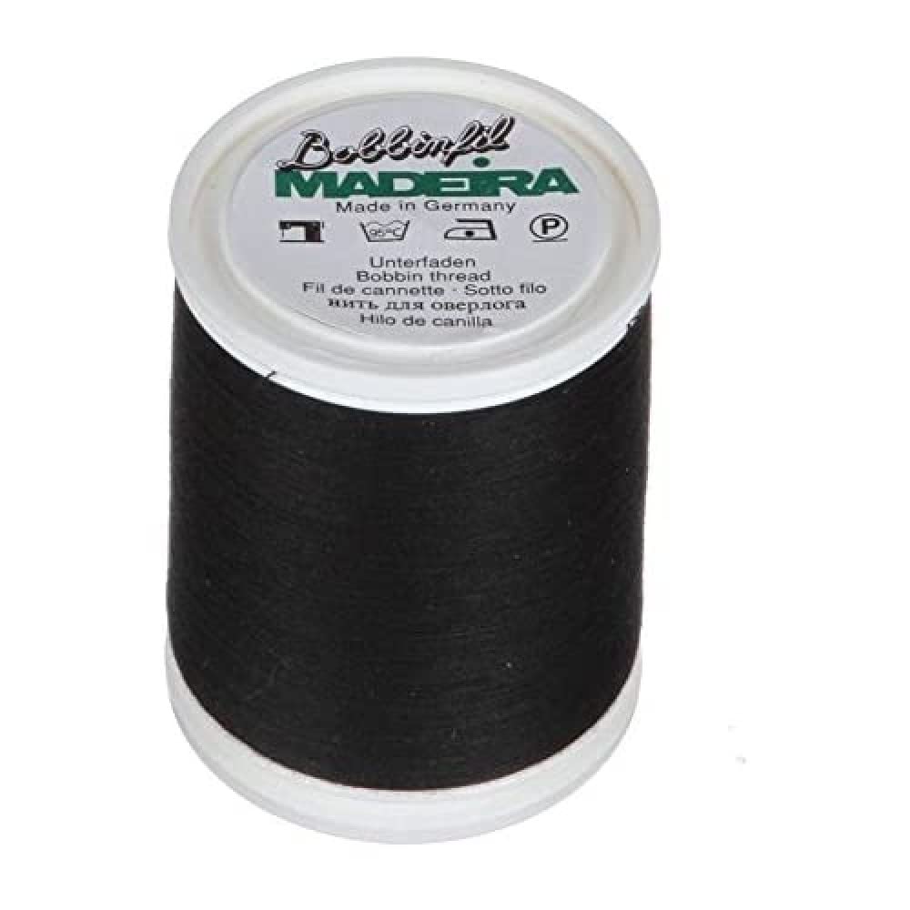 Bobbin Thread, Polyester, # 1000 Black, 1500 m