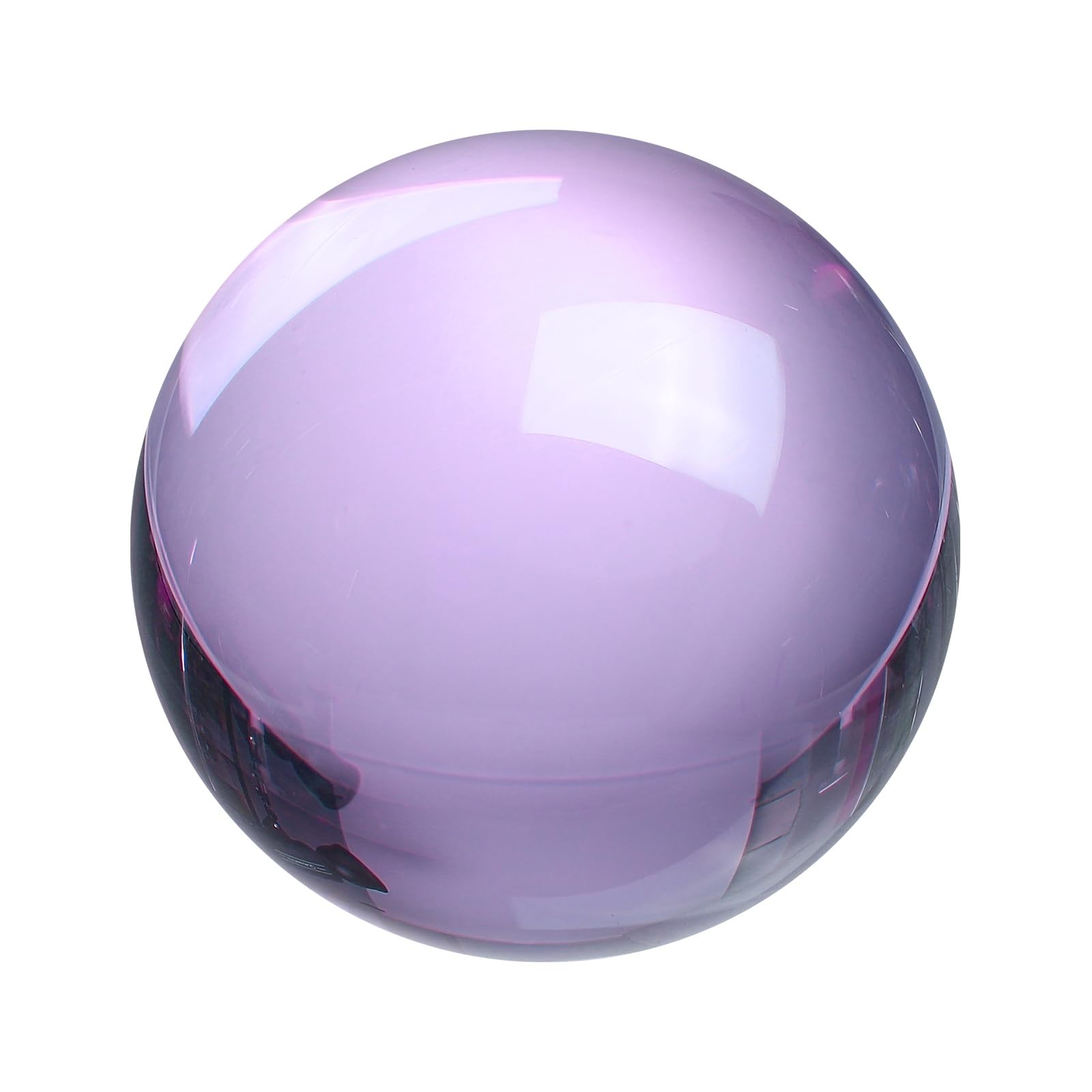 Boule de cristal divination violette 60 mm pour art divinatoire et fontaine
