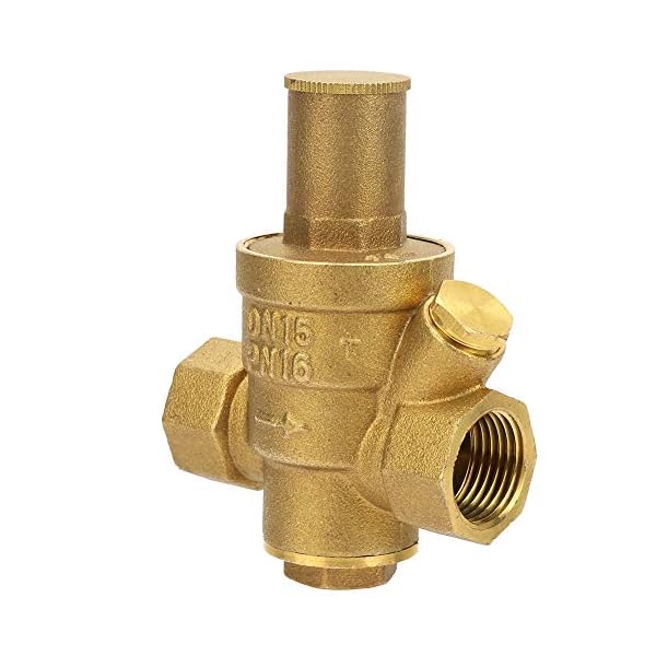 Potable Water Pressure Regulator, Brass Water Pressure Valve, Thread DN15 1/2" Water Pressure