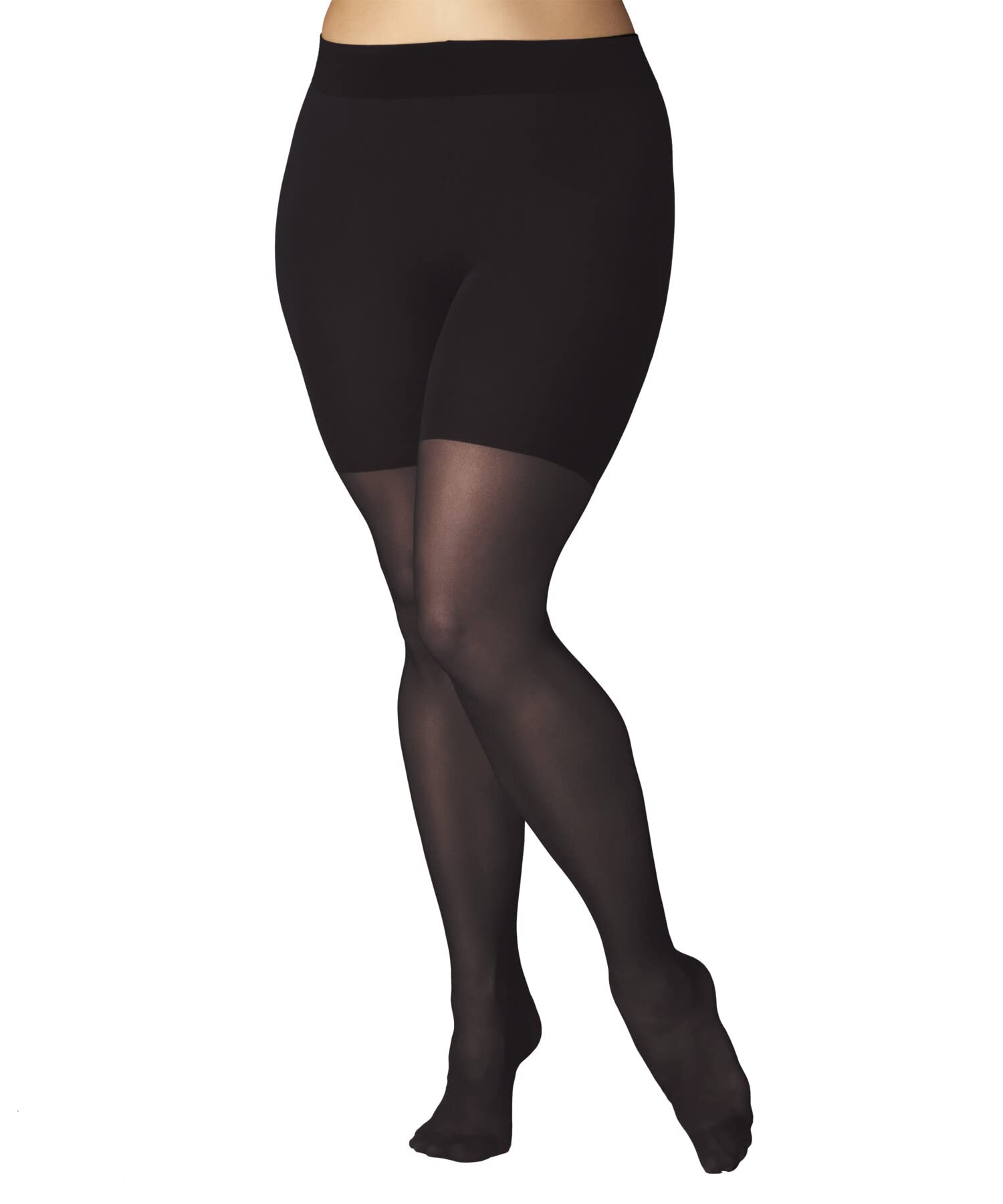 FALKE Beauty Plus 50 DEN W TI fine 50 den semi opaco unicolor 1 pieza, Pantimedias Mujer, Gris (Anthracite 3529) - E, XXL