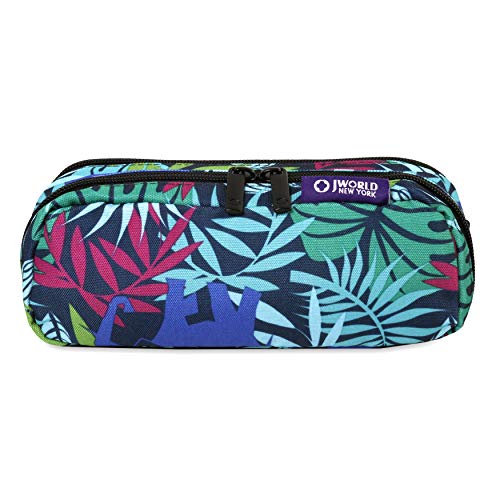 Image of J World Jojo Cute Pencil Case for Kids & Adults. Soft Fabric Zip Pen Bag