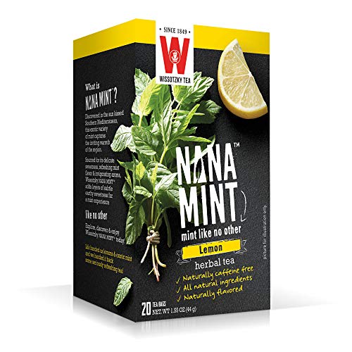 Wissotzky Nana Mint Lemon Herbal Tea (2 Pack)