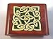 Celtic Dream Eternity Knot Secret Jewelry Keepsake Polish Wood Box