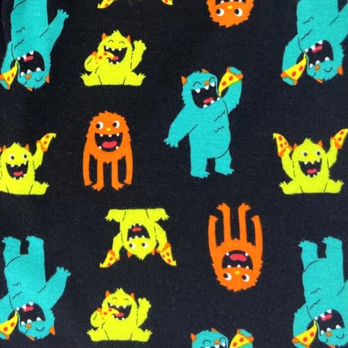 ROCK ATOLL Men's Soft Stretchy Relaxed Fit Patterned Cotton Jersey Knit Sleep Pajama Shorts2