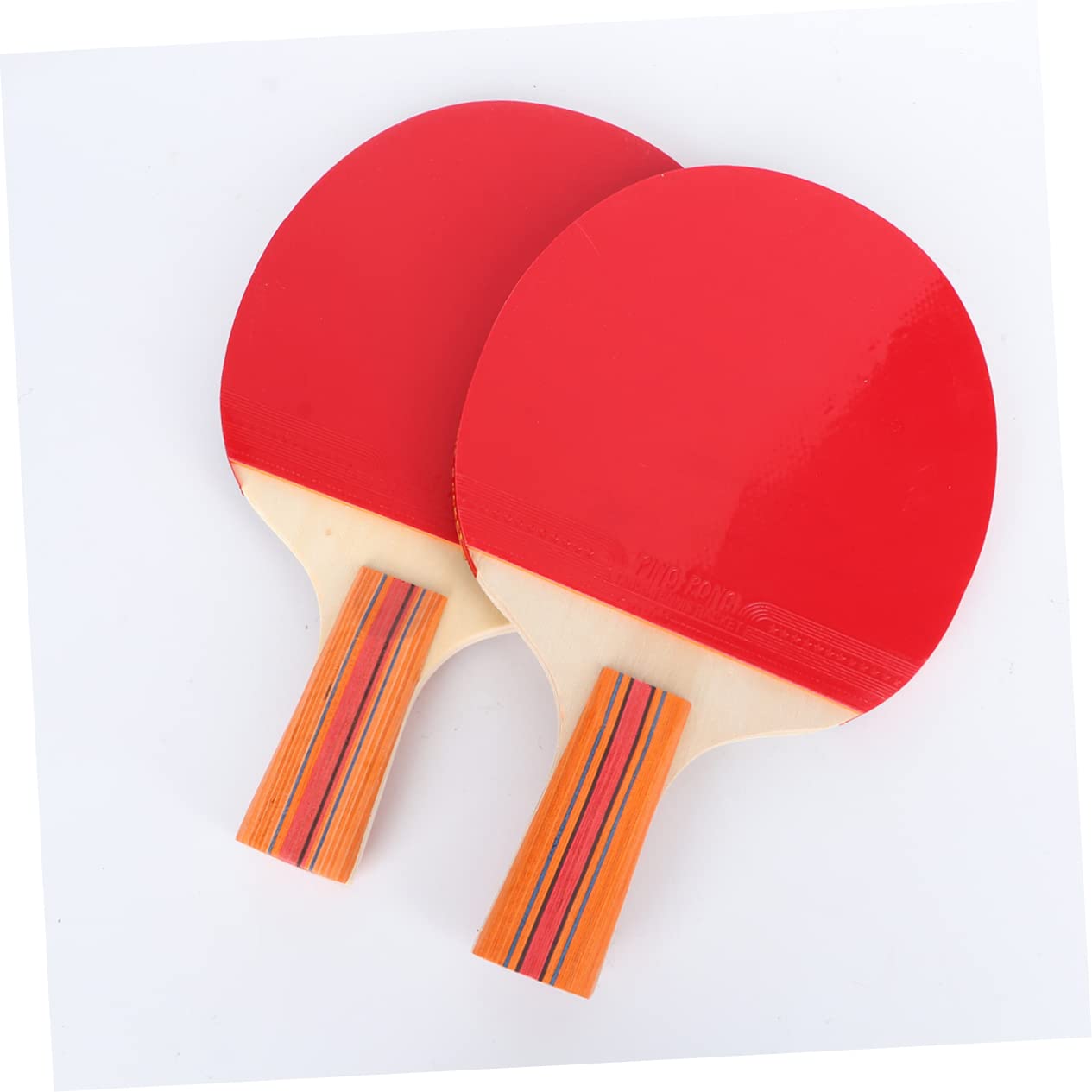 GOOHOCHY Table Tennis Set 2 Rackets Pong Rackets for Training Anti-Slip Grip for Boys and Girls Random