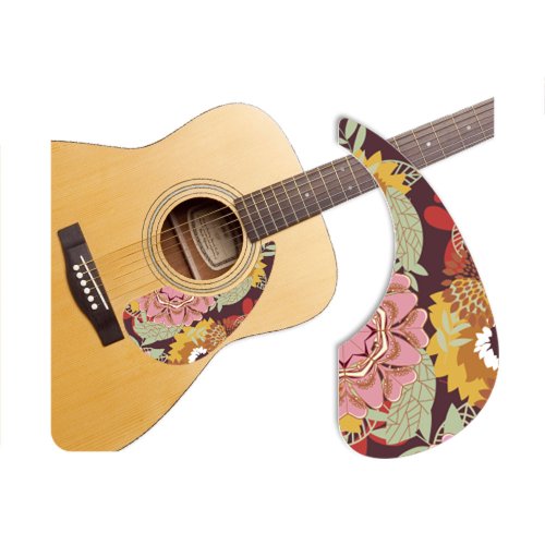 Pickguard guitare acoustique de type premium Flower-A autocollant