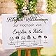 8pcs Hochzeit Schablonen zum Malen Wiederverwendbar Malschablonen für Hochzeit Willkommensschild Personalisiert Hochzeitsdeko Willkommen Welcome Schild Malvorlagen Buchstaben Tischplan 41x29cm
