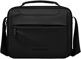 Bolsa Carteiro Masculina Impermeável Nylon Transversal Ombro Tiracolo 4 Bolsos Várias Divisórias