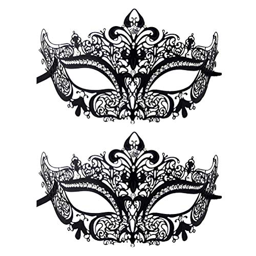 Cobeky Pärchen Karneval Maskerade Set Party Kostüm Accessoires Bettspaß Cover