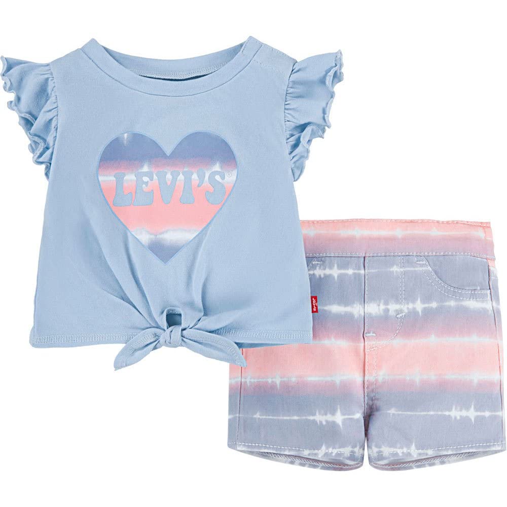 Levi's Lvg 2pc tee and Woven Short Set 1ee615 Juego de Pijama para Bebés