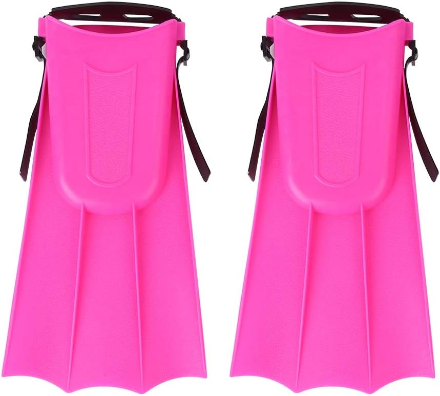 Kadimendium Swimming Fins Safe Sturdy Snorkeling Short Flippers Lightweight for Adults(Swimming fins)